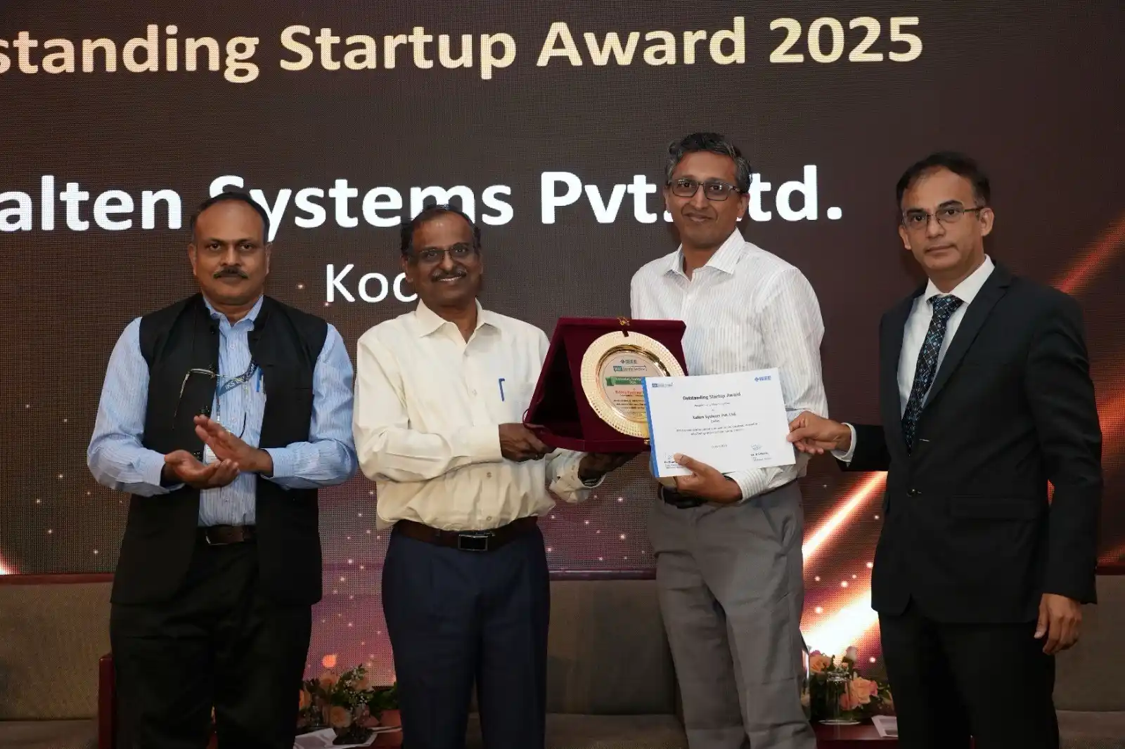 Xalten Systems Outstanding Startup Award 2025 — IEEE Kerala Section